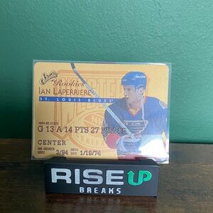 1995-96 Leaf Studio Rookies #10 Ian Laperriere.